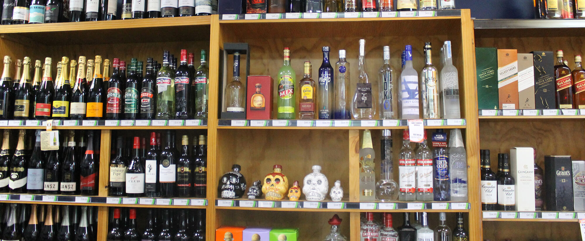 Vodka, Rum, Gin & Whiskey Store Ashmore